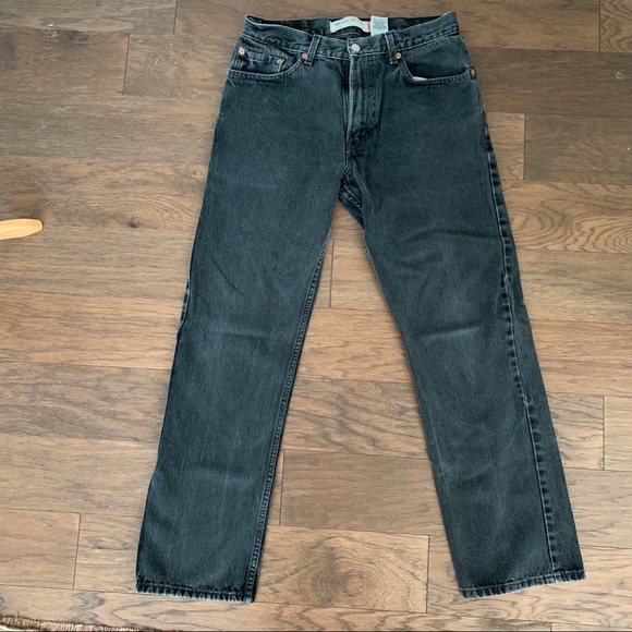 Vintage Levi's 505 Black Wash 28 29 - Picture 2 of 8